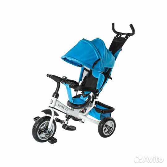 Велосипед детский трёхколесный Velobibi с ручкой