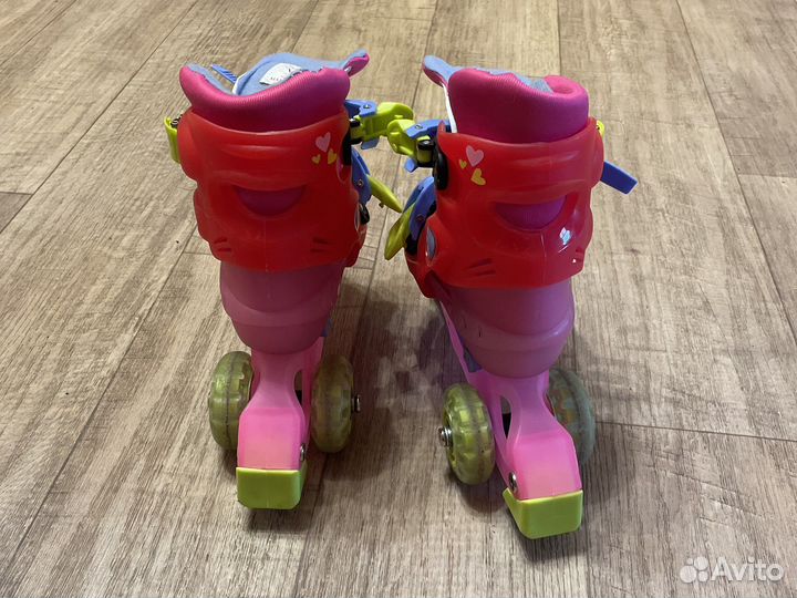 Роликовые коньки детские раздвижные