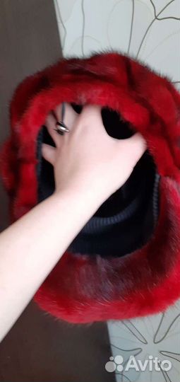 Шапка норковая женская