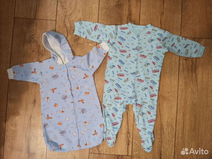 Комбинезоны детские пакетом 62 68 74