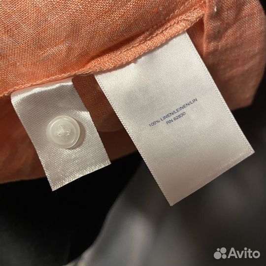 Рубашка из льна Lands End п.M