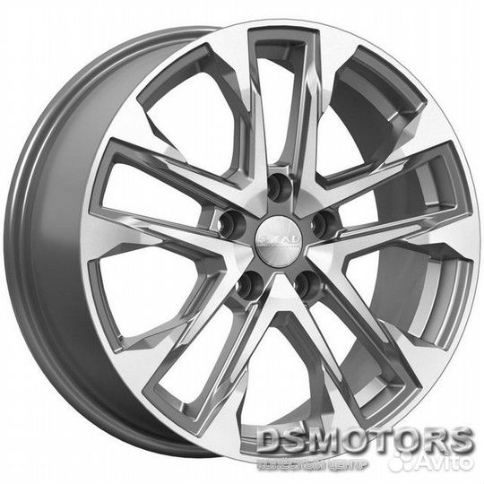 Диски Атакор 7.0/17 5x114.3 ET37 d66.6 алмаз графи