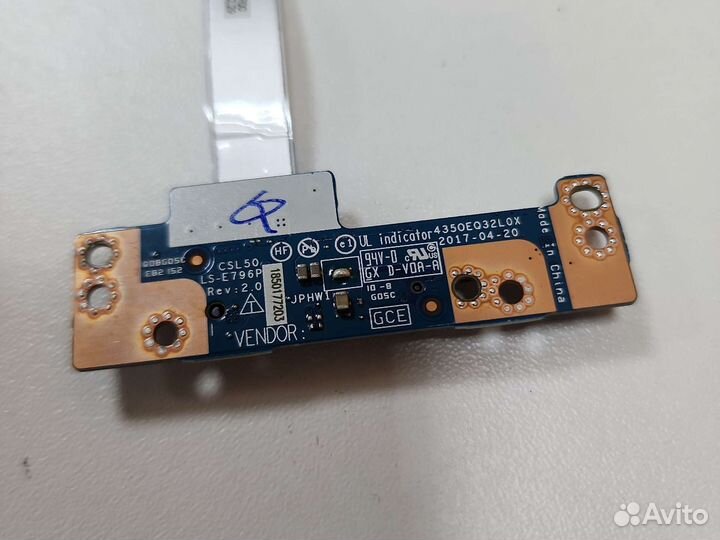 Переходник с разъемом M2 SATA для ssd hp 15-bs bw