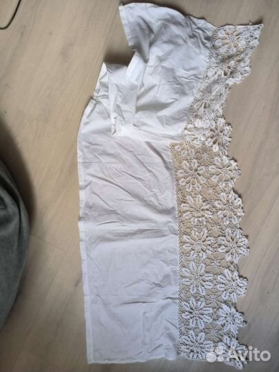 Подзор занавеска кружево СССР винтаж длина 2 метра