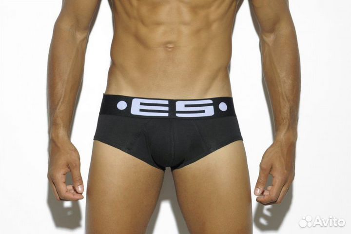 Трусы брифы ES Collection Cotton Soft Navy/Black M