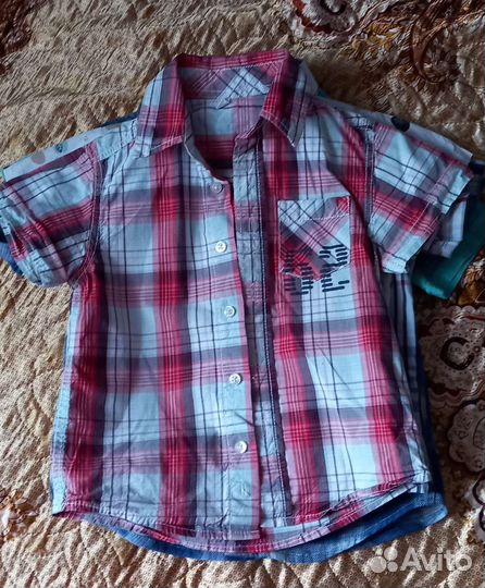 Рубашка на мальчика 92