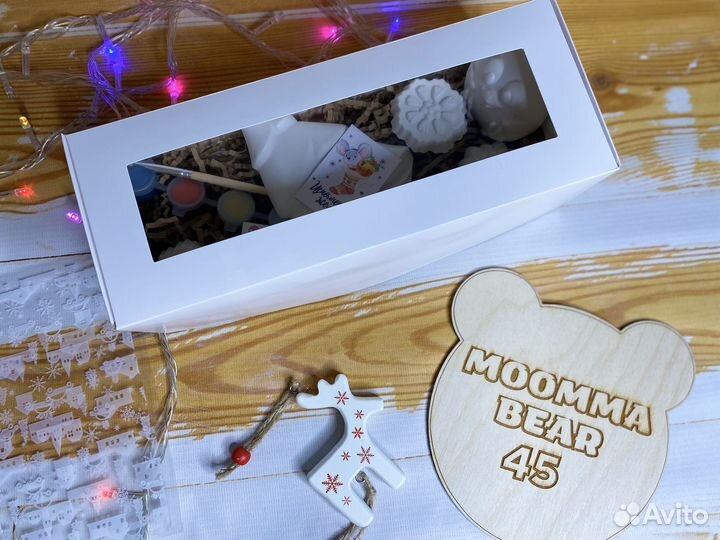 Набор фигурок из гипса