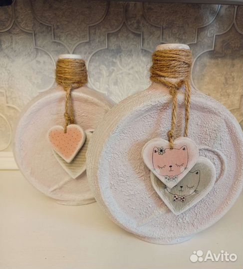 Бутылочки интерьерные