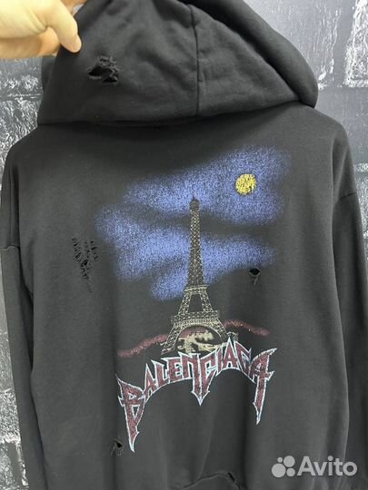 Зип худи balenciaga paris moon