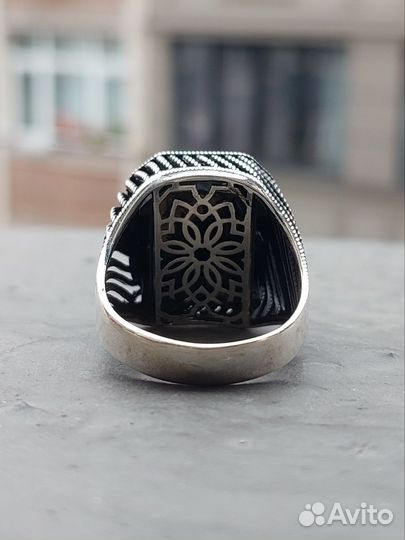 Мужской перстень серебро