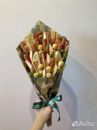 Сьедобные букеты мини для мужчин