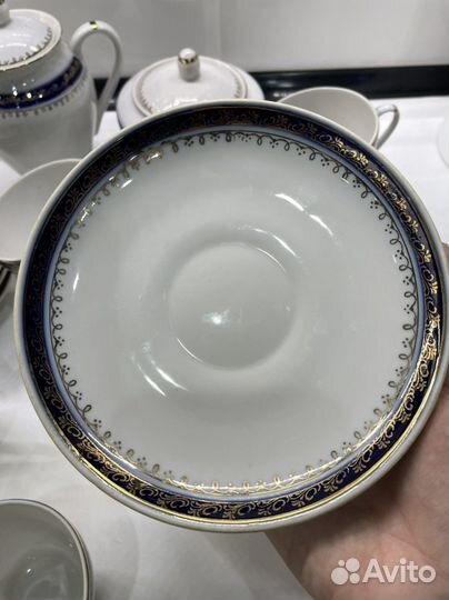 Сервиз чайный кобальт