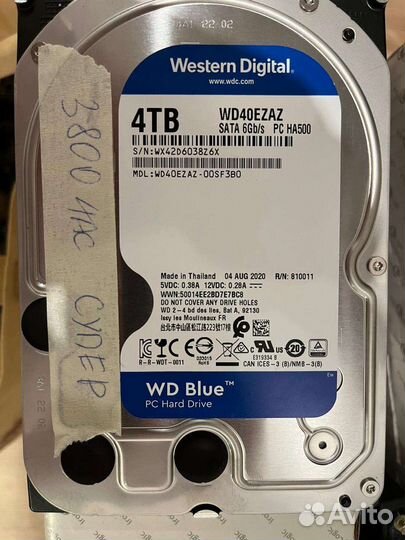 Жесткий диск hdd 2tb и 4tb