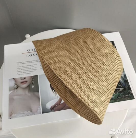 Панама из рафии папирус Новая