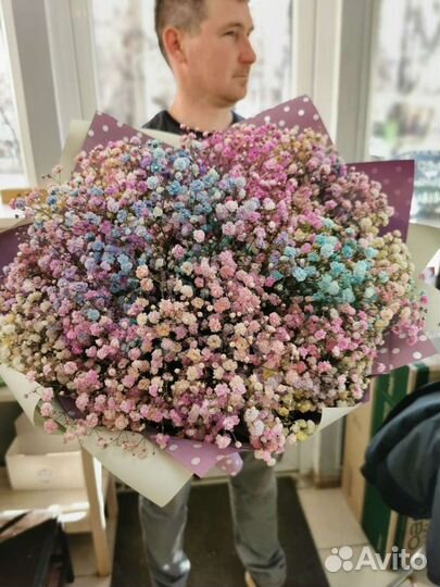 Букет из гипсофилы Гипсофила Доставка