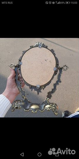 Зеркало из бронзы СССР