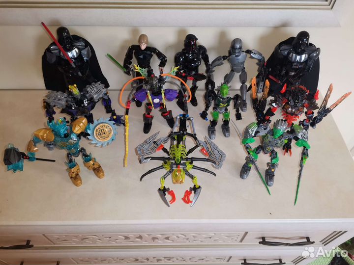 Lego Bionicle, Hero Factory, Star Wars цена за все