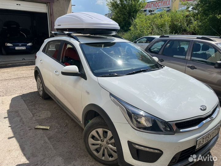 Автобокс Aerobox 470л двусторонний на Киа Рио Х