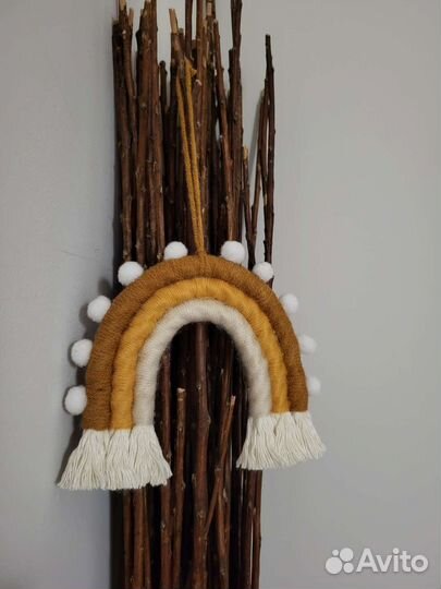 Мини радуга макраме