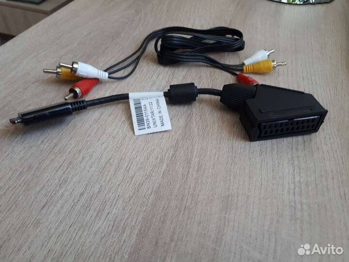 Кабель тюльпан 3RCA, переходник скарт