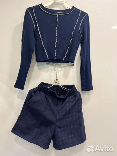 Школьный комплект синего цвета 128