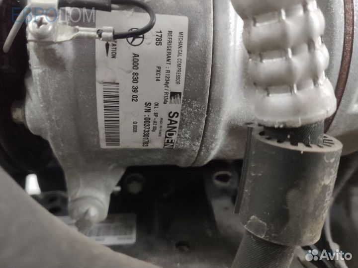 Компрессор кондиционера ом651 на mercedes W205 s1138146