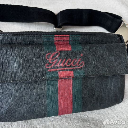 Поясная сумка Gucci оригинал винтаж