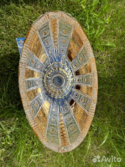 Конфетница ваза для конфет Богемия Макс Кристал