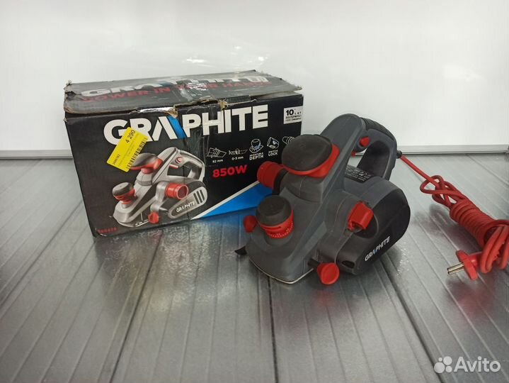 Рубанок электрический graphite 850Вт, 82 мм 59G678