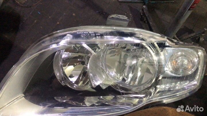 Фары audi a4 b7 галоген пара