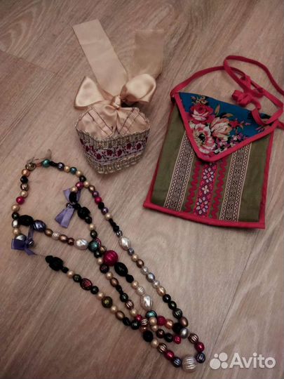 Сумка-карман к костюму для народных танцев