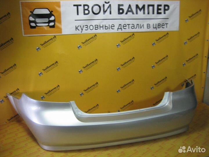 Бампер задний Chevrolet aveo T-250 серебристый