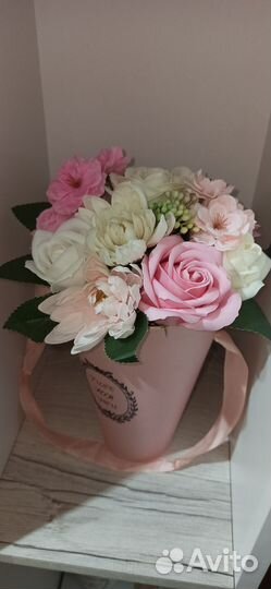 Букет из мыльных цветов