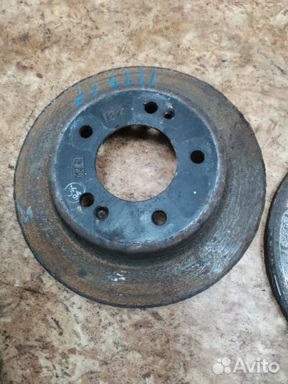 Диск тормозной задний Kia Ceed хетчбэк 1.4 G4FA