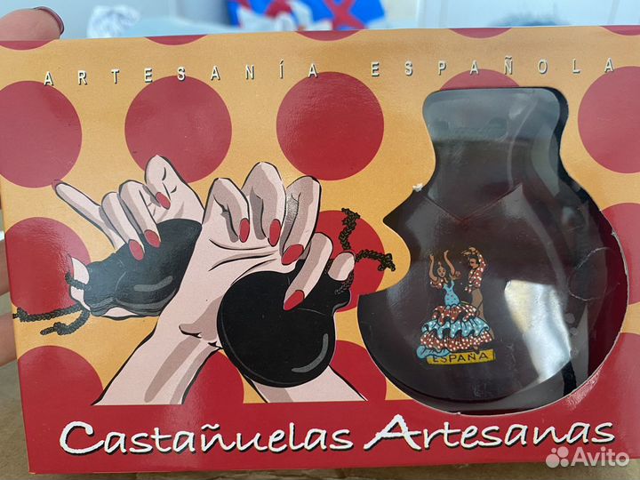 Кастаньеты новые, дерево, куплены в Испании