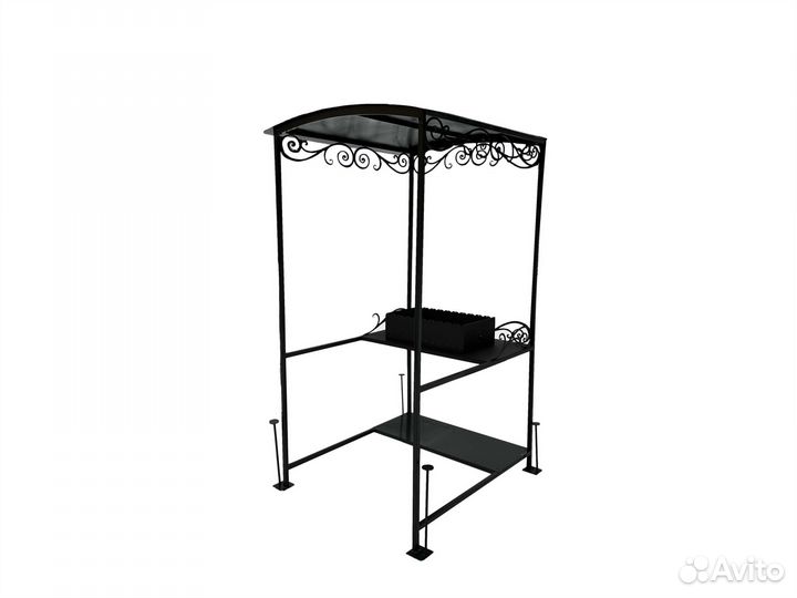 Мангал-беседка компакт