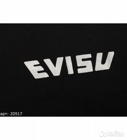 Футболка Evisu grey dragon Чёрная