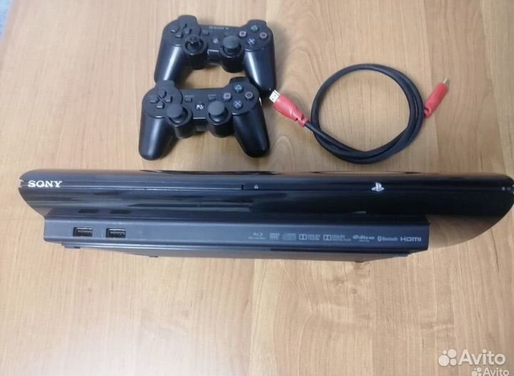 Sony PS3 super slim прошитая с играми
