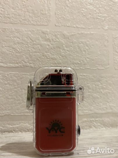Зажигалка индукционная с фонариком