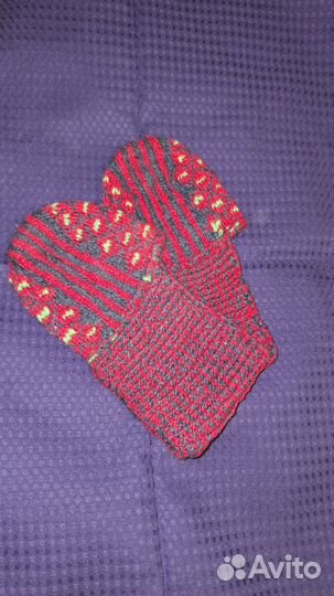 Тёплые вязаные носки 36-38размер