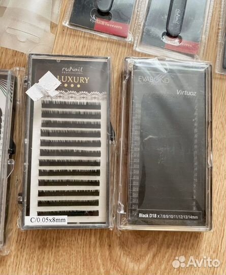 Материалы для наращивания ресниц новые