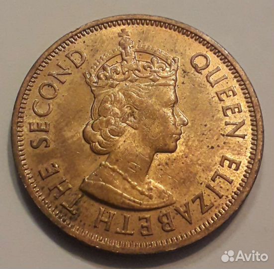 Маврикий 5 центов 1969 г