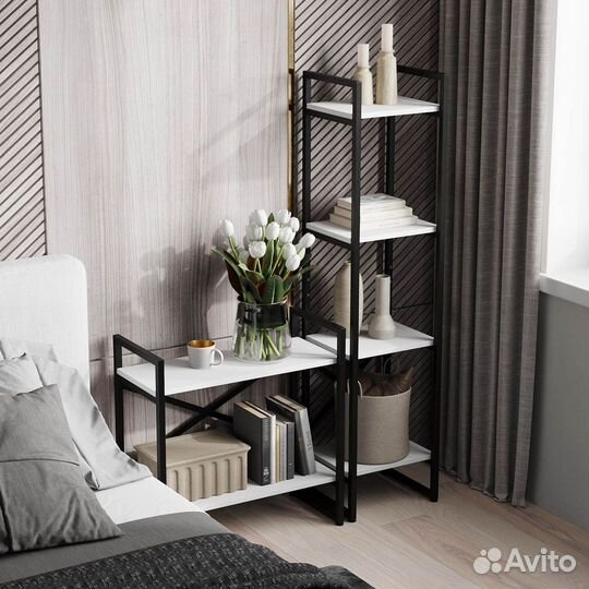 Стеллаж hylla loft, белый