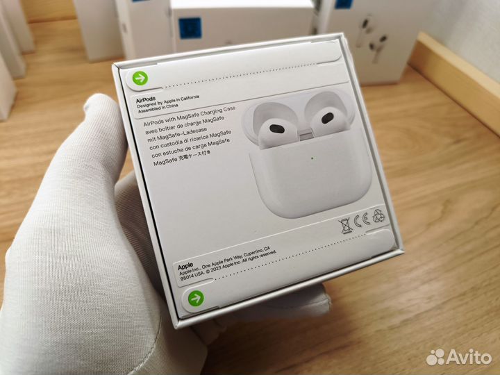 Наушники Airpods 3 premium чип айроха+чехол