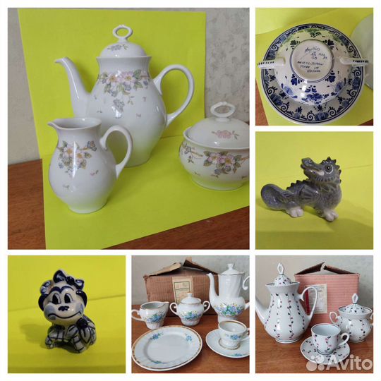 Антикварные фарфоровые изделия