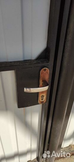 Ворота с калиткой распашные бу