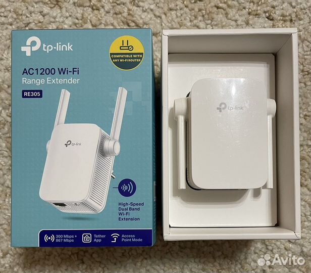 Ретранслятор Wi-Fi сигнала TP-Link RE305