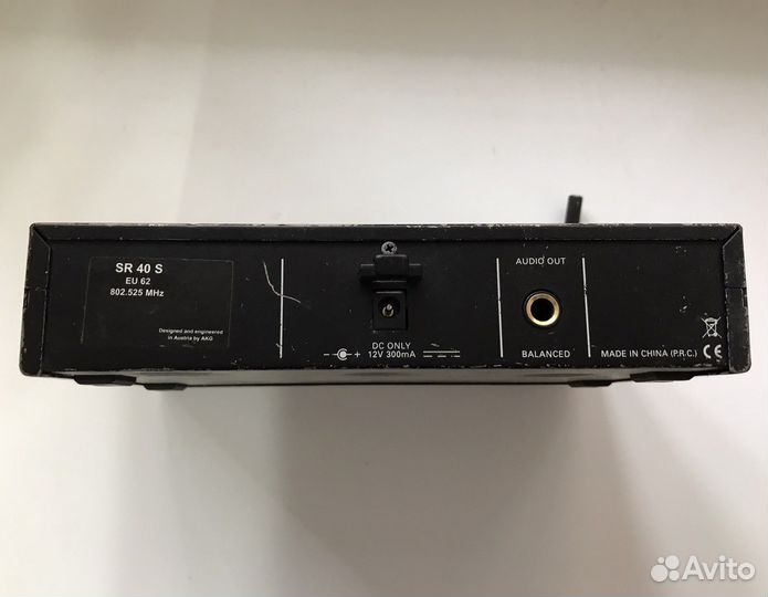 Приемник, база AKG sr 40 Single Pro радиомикрофон