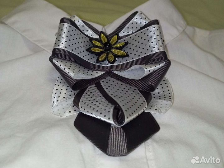 Галстук школьный, для девочки