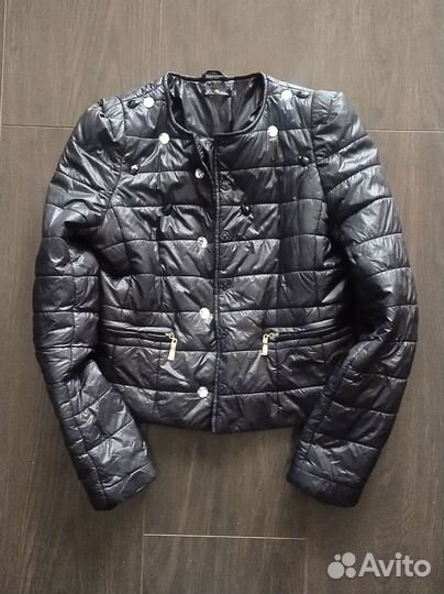 Куртка женская, демисезонная, 42 черная